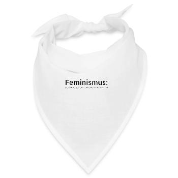 feminismus - Feminismus Bezeichnung - Bandana - Weiß - Vorne