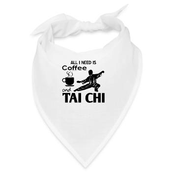 Tai Chi - Bandana - Weiß - Vorne