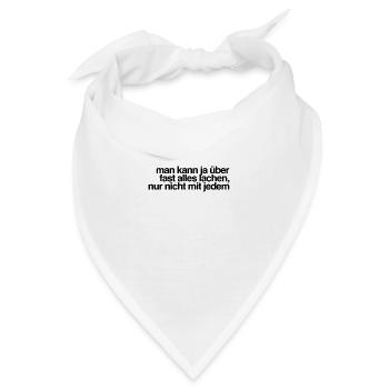 Humor hat nicht jeder - Bandana - Weiß - Vorne