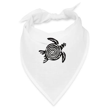 Turtle - Bandana - Weiß - Vorne