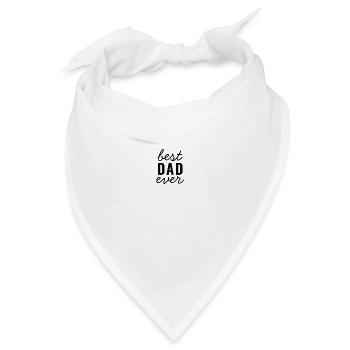 Vatertag - Bester Vater - Bester Vater aller Zeiten - Bandana - Weiß - Vorne