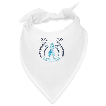 Lipödem Lymphödem Schleife Schleife support - Bandana - Weiß - Vorne