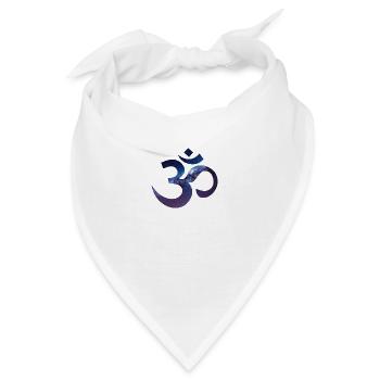 Om - Galaxy - Bandana - Weiß - Vorne
