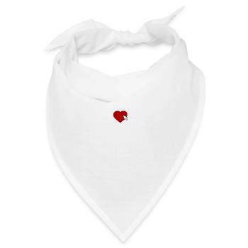 Liebe zum Internet - Bandana - Weiß - Vorne
