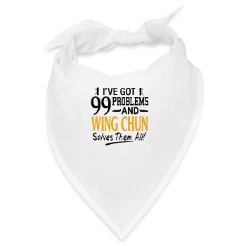 Wing Chun - Bandana - Weiß - Vorne