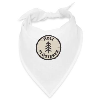 holz flüsterer - Bandana - Weiß - Vorne