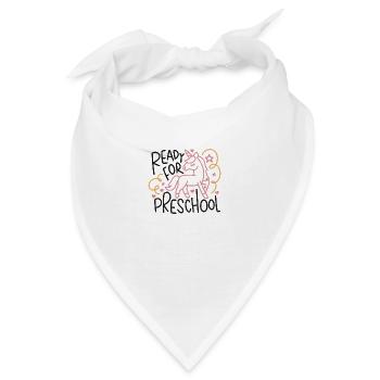 Bereit für die Vorschule - Bandana - Weiß - Vorne