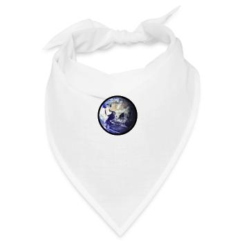 Erde - Bandana - Weiß - Vorne