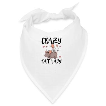 Ratte Haustier | Ratten Haustiere Käfig Geschenke - Bandana - Weiß - Vorne