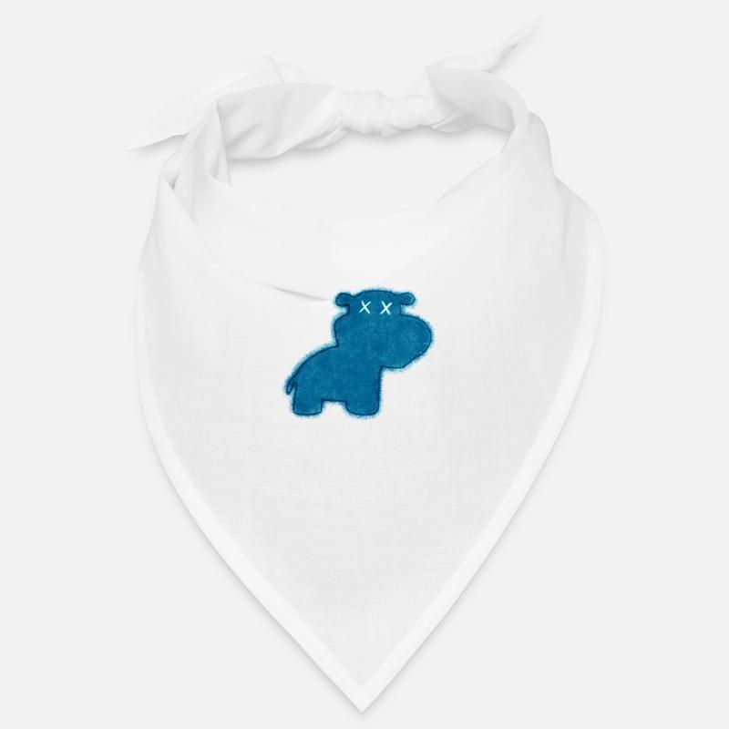 Dead hippo - Bandana - white