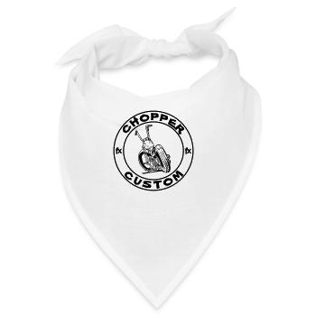 CHOPPER CUSTOM (anpassbare Farbe) - Bandana - Weiß - Vorne