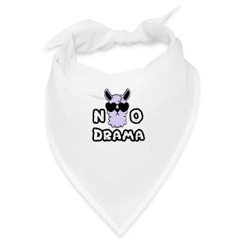 Kein Drama - Bandana - Weiß - Vorne