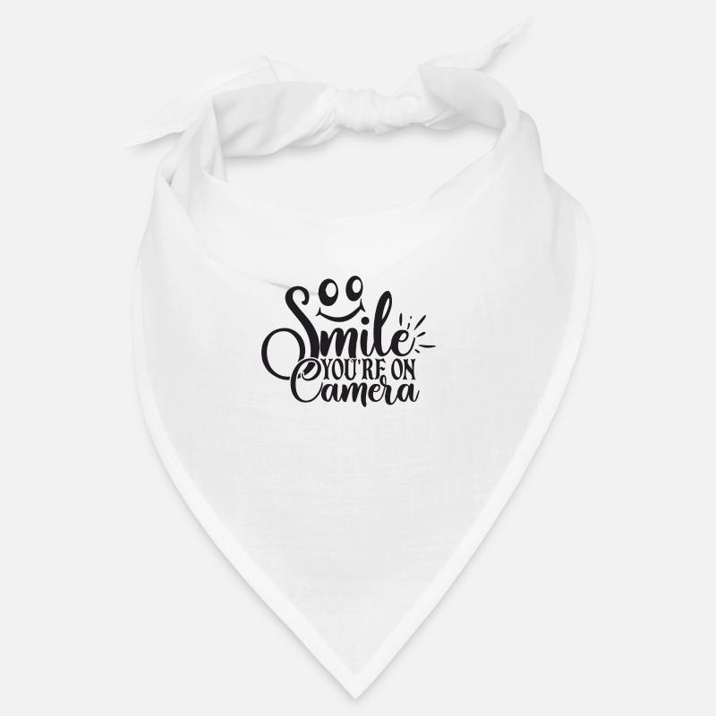 lächle du bist vor der Kamera Bandana