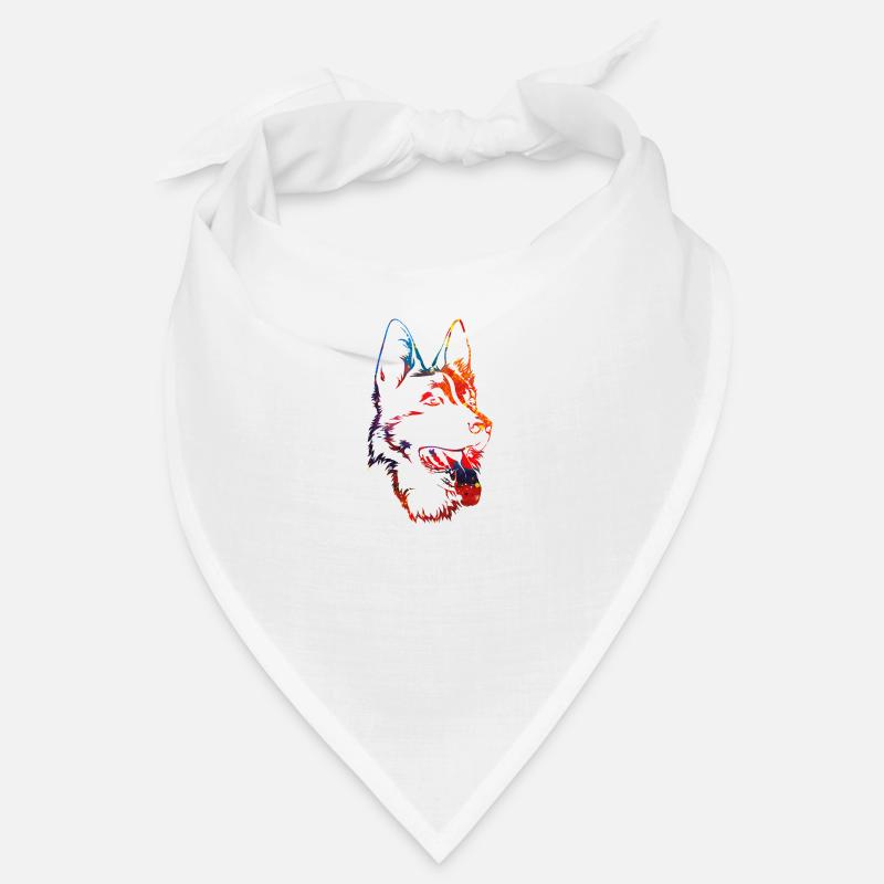 Deutscher Schäferhund - Bandana - Weiß