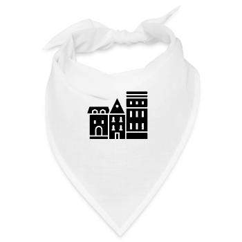 Gebäude 1 - Bandana - Weiß - Vorne