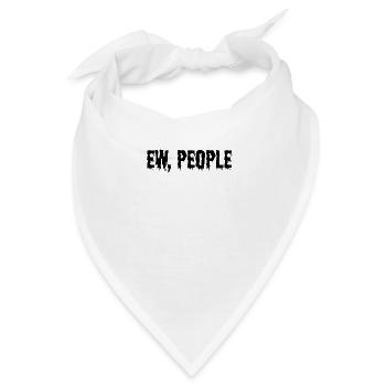 EW PEOPLE - Bandana - Weiß - Vorne