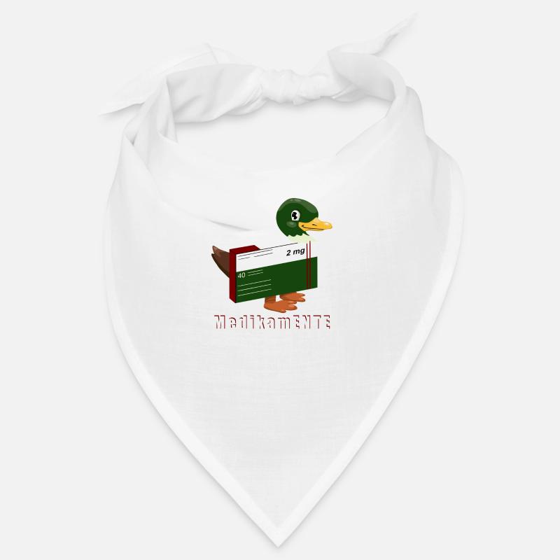 Medikamente Ente - Bandana - Weiß