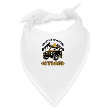 Offroad Jeep Geländewagen - Bandana - Weiß - Vorne