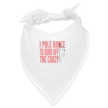 Pole Dance - Bandana - Weiß - Vorne