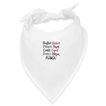 reindeer names - Bandana - Weiß - Vorne