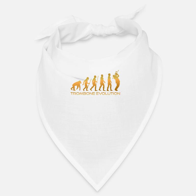 Évolution du trombone - Bandana - blanc