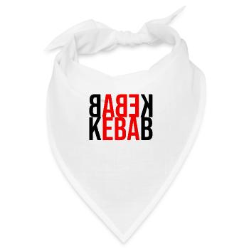 Kebab fast food - Bandana - Weiß - Vorne