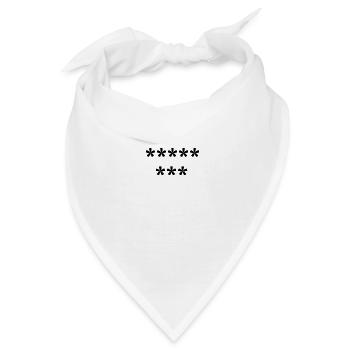 Anti-Pis - Bandana - Weiß - Vorne