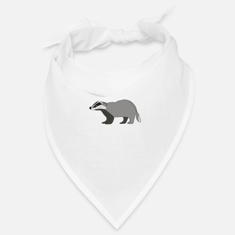 Dachs *** blanko - Bandana - Weiß