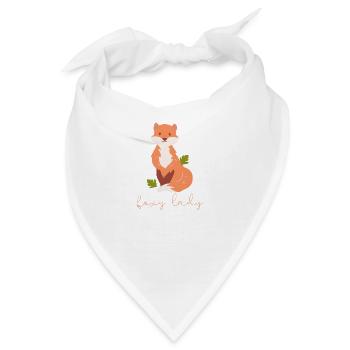 Fuchsliebhaber Geschenk Foxy Lady - Bandana - Weiß - Vorne