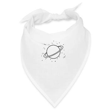 Planet - Bandana - Weiß - Vorne
