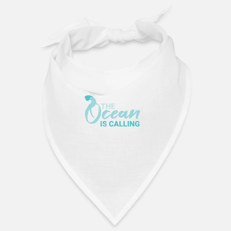The Ocean Is Calling Surffer Plongeur Idée cadeau Bandana