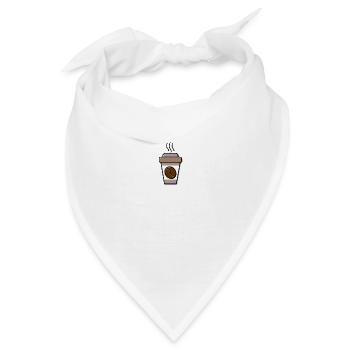 Coffee - Bandana - Weiß - Vorne