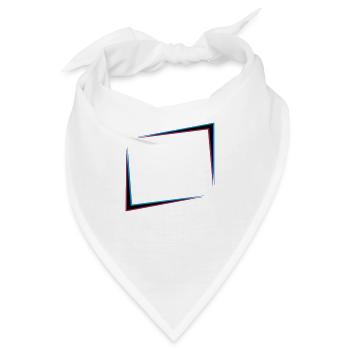 3D Effekt Rahmen - Bandana - Weiß - Vorne