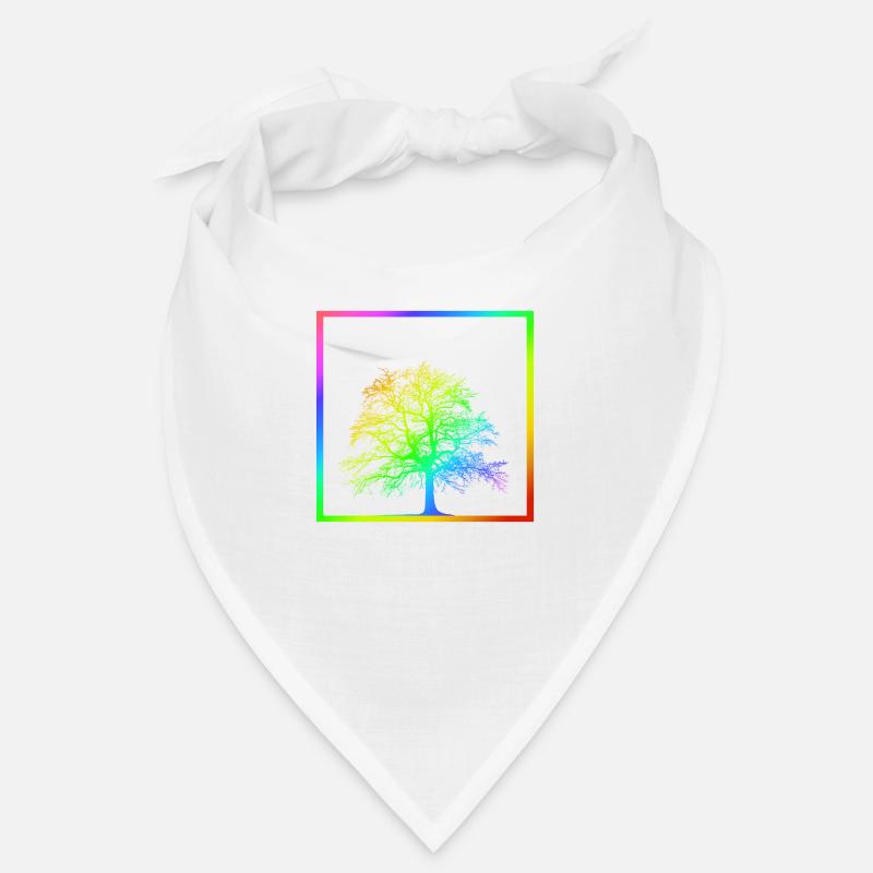 Rainbow tree - tree - nature - LGBT Bandana