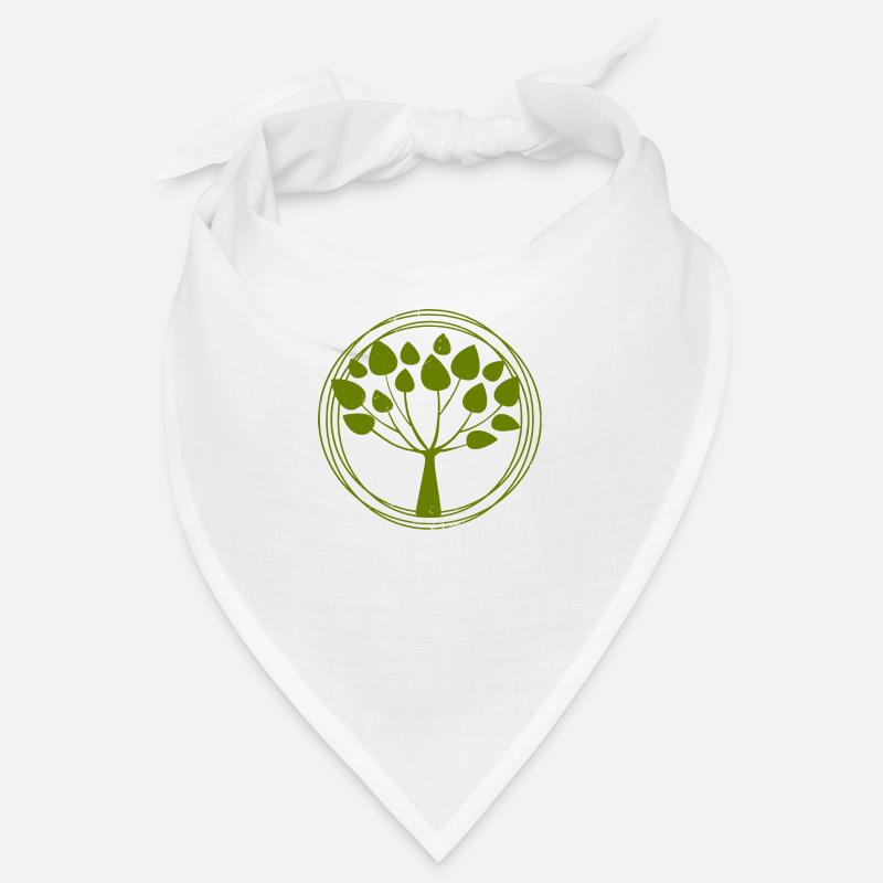Baum des Lebens - Bandana - Weiß