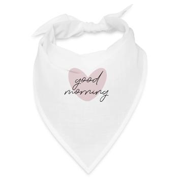 Guten Morgen - Bandana - Weiß - Vorne