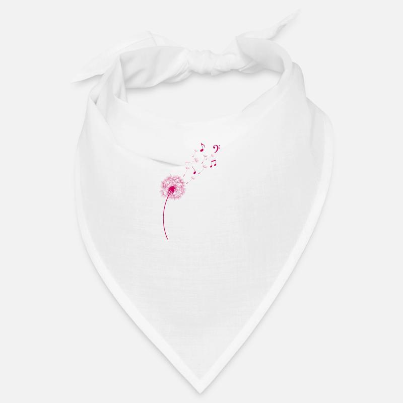 Rainbow pusteblume dandelion notes music Bandana