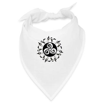 fest dez bretagne - Bandana - Weiß - Vorne