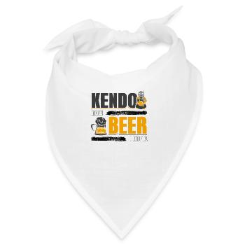 Kendo - Bandana - Weiß - Vorne