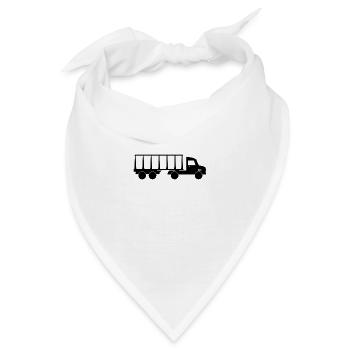 Lastwagen - Bandana - Weiß - Vorne