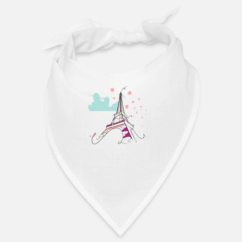 tour Eiffel - Bandana - blanc