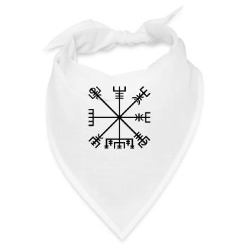 Vegvisir - Bandana - Weiß - Vorne