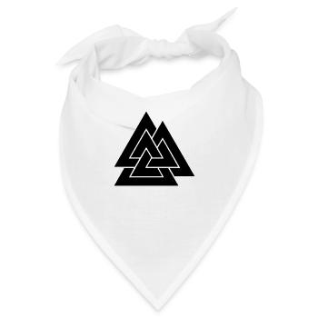 Valknut - Bandana - Weiß - Vorne