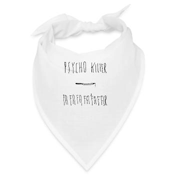 Psychopathischer Mörder - Bandana - Weiß - Vorne