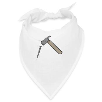 Hammer - Bandana - Weiß - Vorne