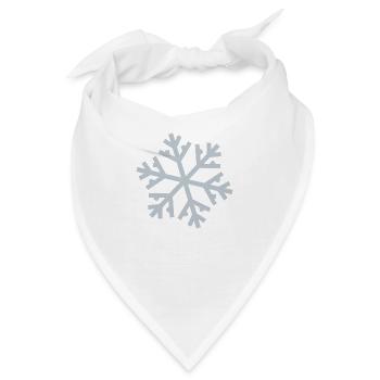 Schneeflocke - Bandana - Weiß - Vorne