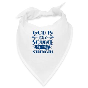 Gott ist der - Bandana - Weiß - Vorne