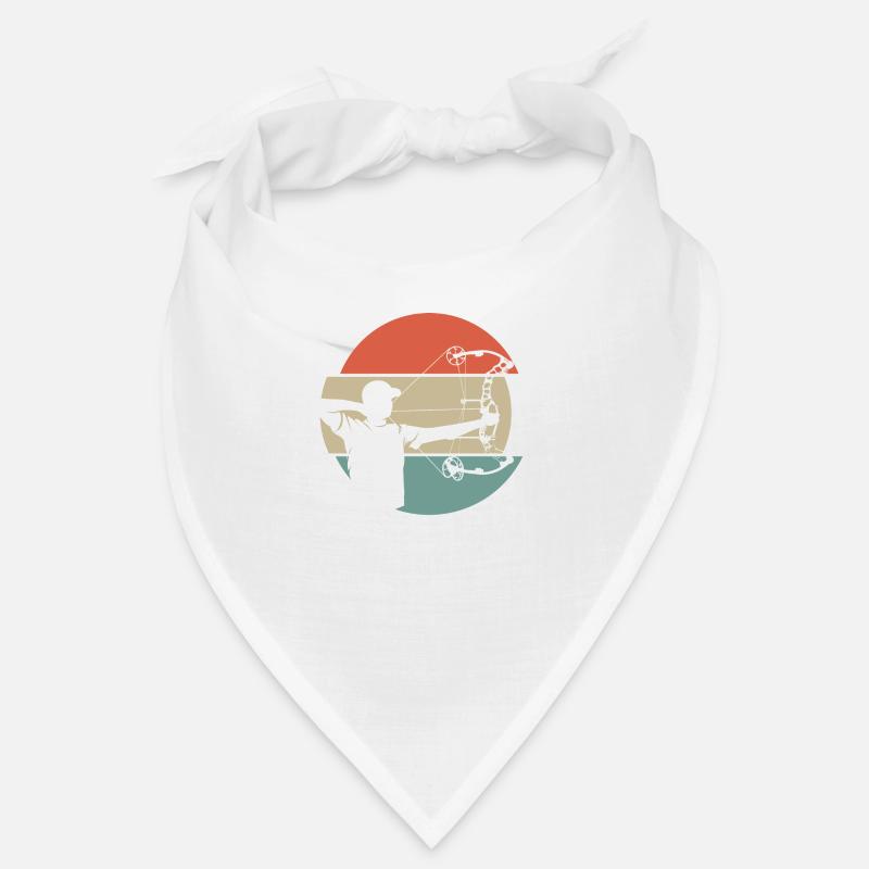 Bogenschießen Bogenschütze Compoundbogen Bögen - Bandana - Weiß