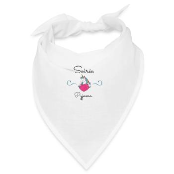 Pyjama-Abend - Bandana - Weiß - Vorne