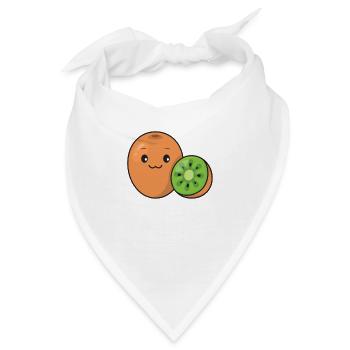 Kiwi - Bandana - Weiß - Vorne